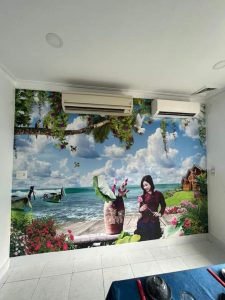 tranh 3D dán tường