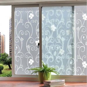màng poly hoa văn dán kính cửa sổ