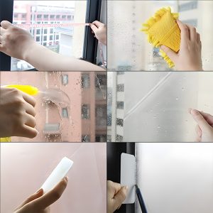 dụng cụ chuẩn bị dán phim