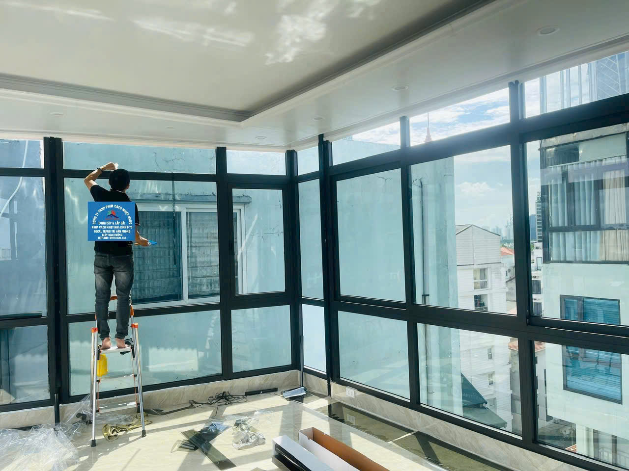 phim cách nhiệt dán kính chống nắng