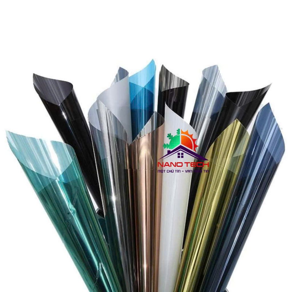 các màu mã film dán kính che nắng